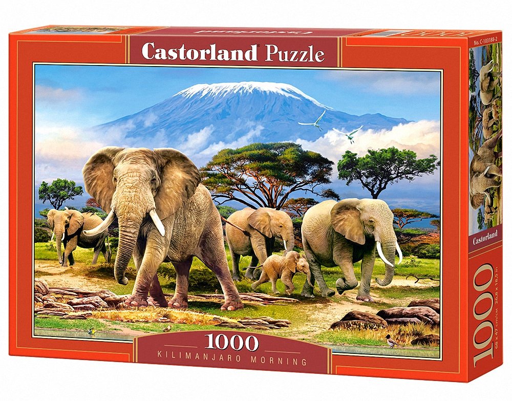 Amazon.com: Castorland C-103188 Hobby Panoramic Kilimanjaro